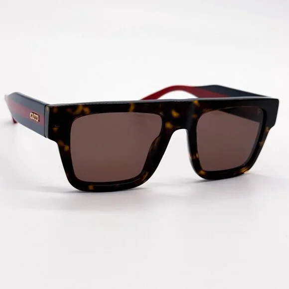 NEW GUCCI GG1868S 002 HAVANA BLUE RED UNISEX SUNGLASSES GUCCI